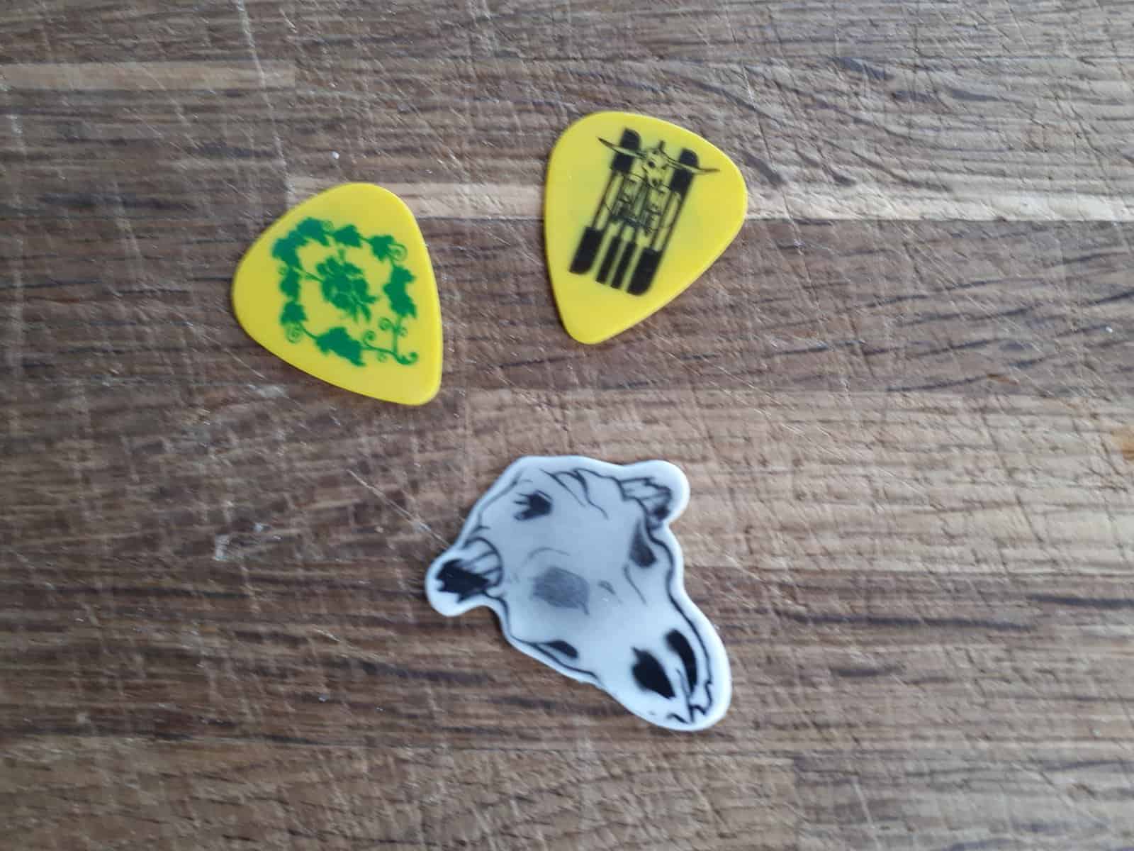 PLECTRUMS FROM RINGSTED KONGRESCENTER, MAY 23, 2019, FRONT