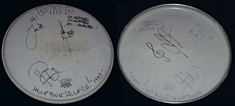 DRUMHEAD FROM GARTEJO, LISBON, MAY 30, 1995