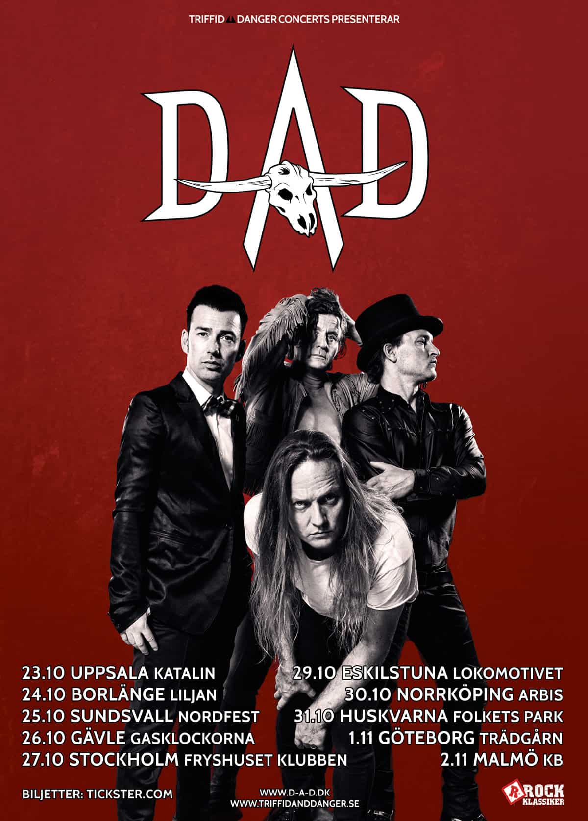 POSTER FOR SWEDEN TOUR 2019